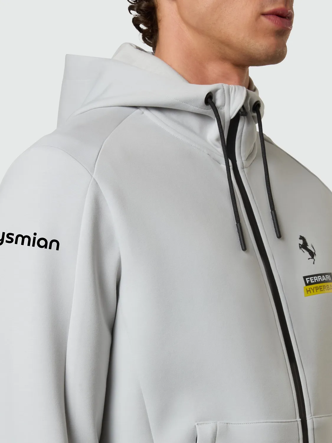 North Sails Ferrari Hypersail sweat zippé gris violet