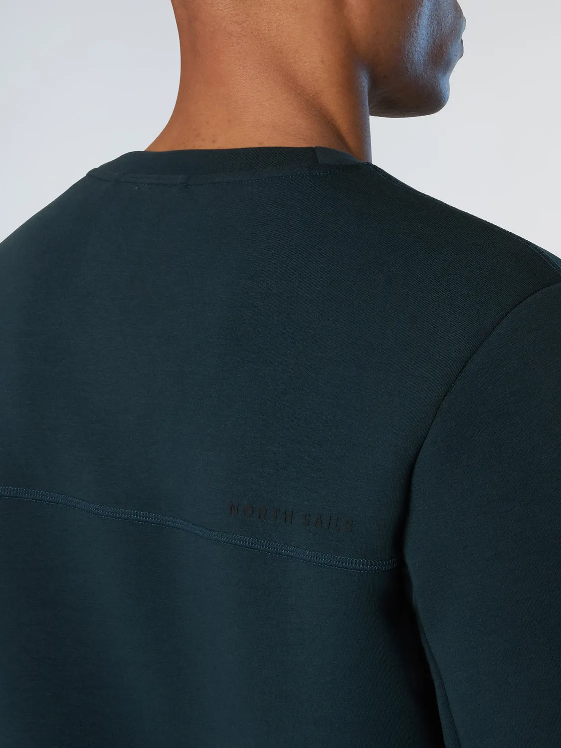 North Sails Scuba sweat col rond recyclé poche manche