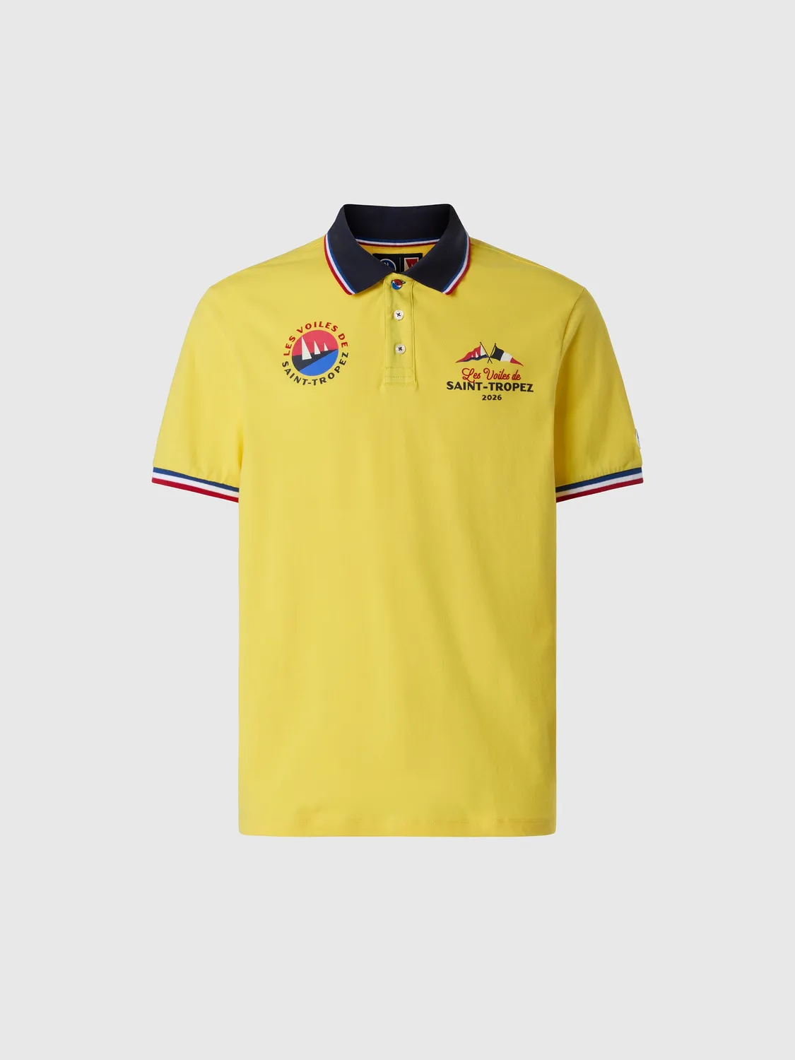 North Sails Saint-Tropez polo homme blanc regular