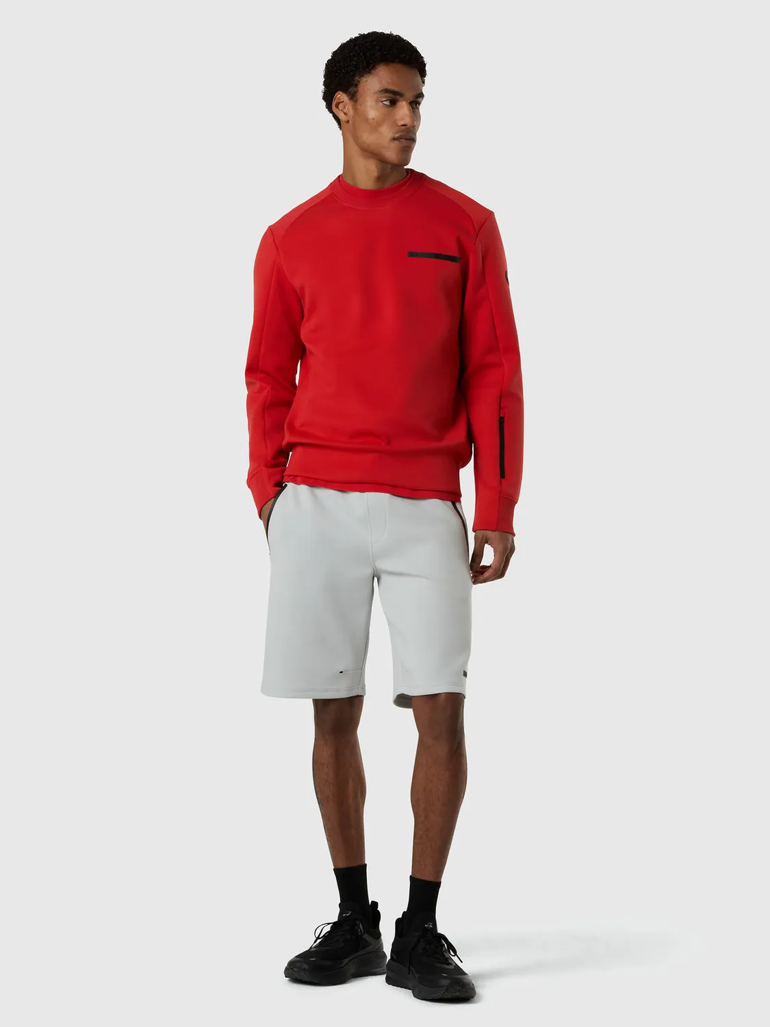 North Sails Scuba sweat col rond poche zippée