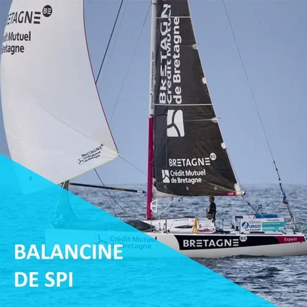Ino Block Régate Balancine de Spi Dyneema faible allongement