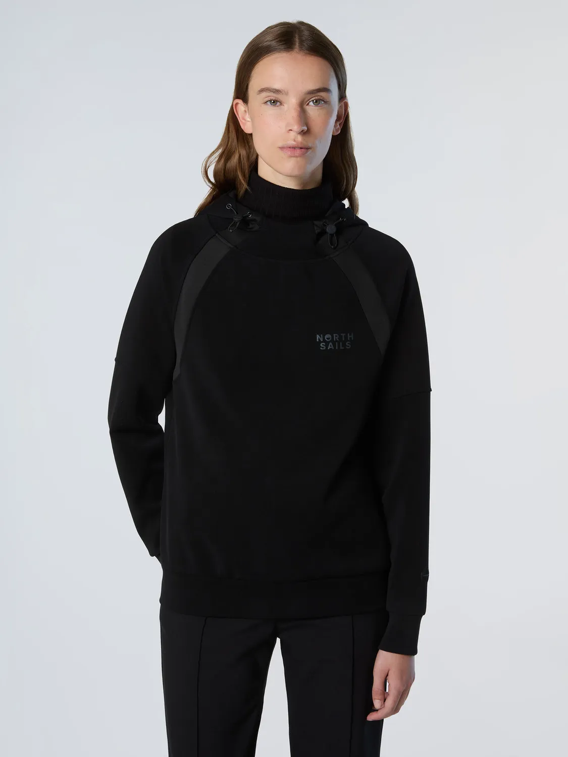 North Sails scuba hoodie cordon stretch rayé