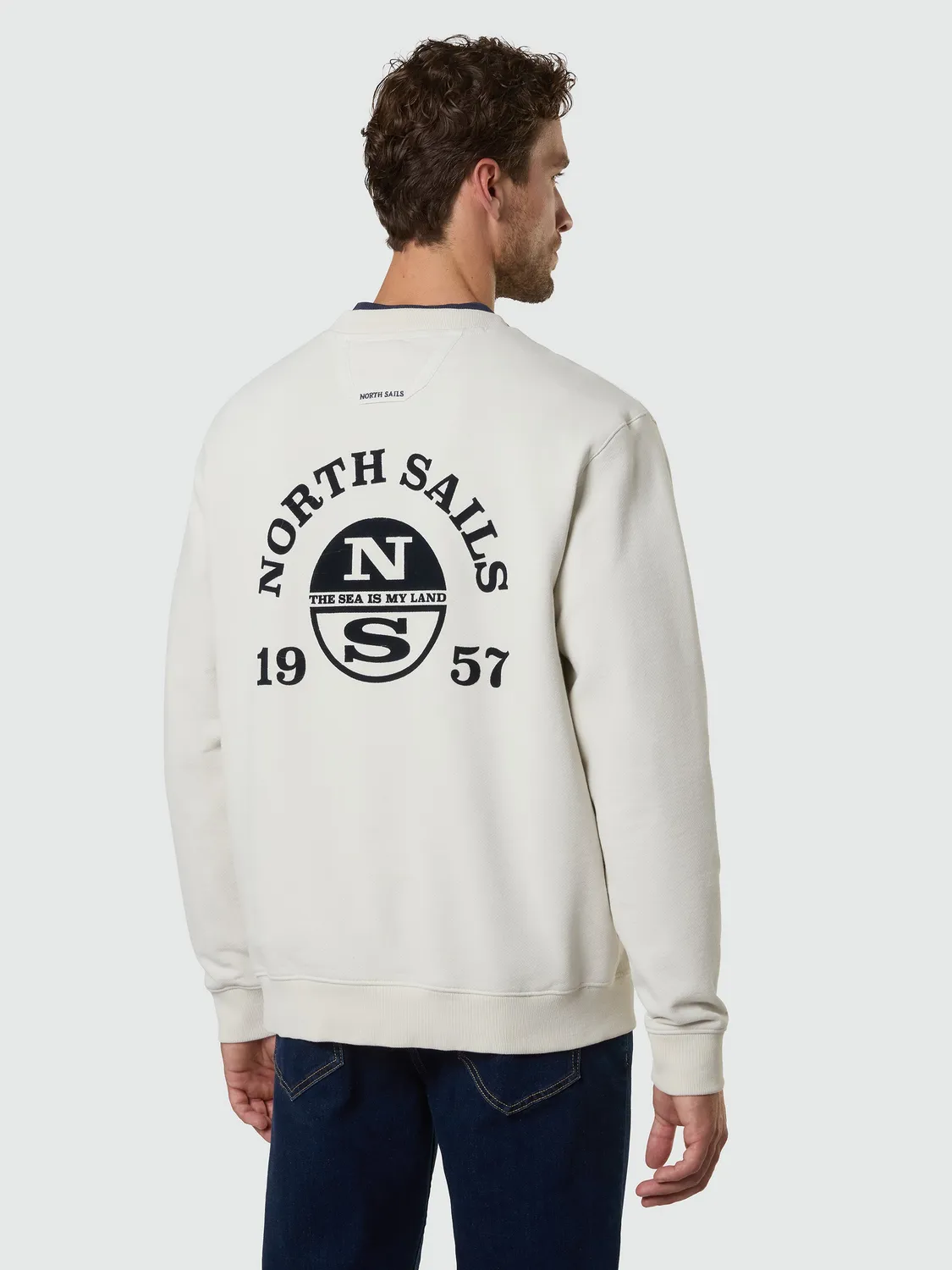 North Sails Archive Sweat Oeillet White Onyx homme