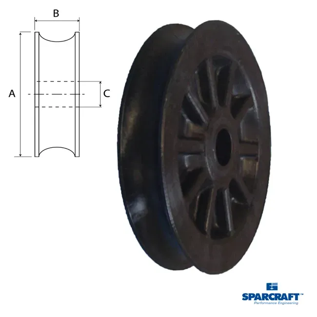 Sparcraft Injected Sheaves Delrin Ø60x20 Réa