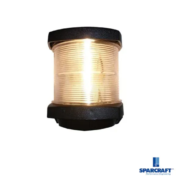 Sparcraft feu tête de mât blanc 360° 2MN noir 9-30V
