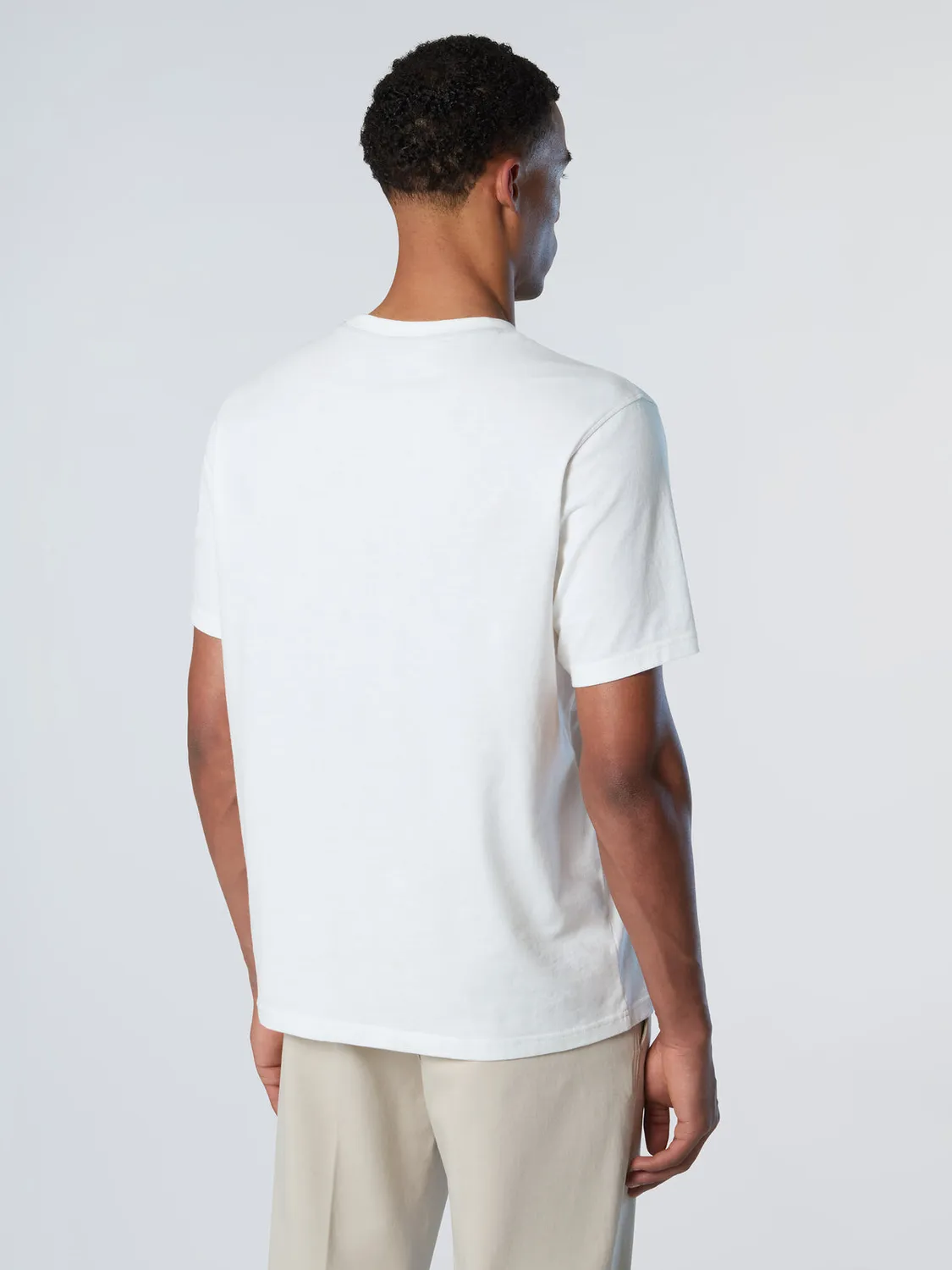 North Sails T-shirt maxi print col rond coton bio