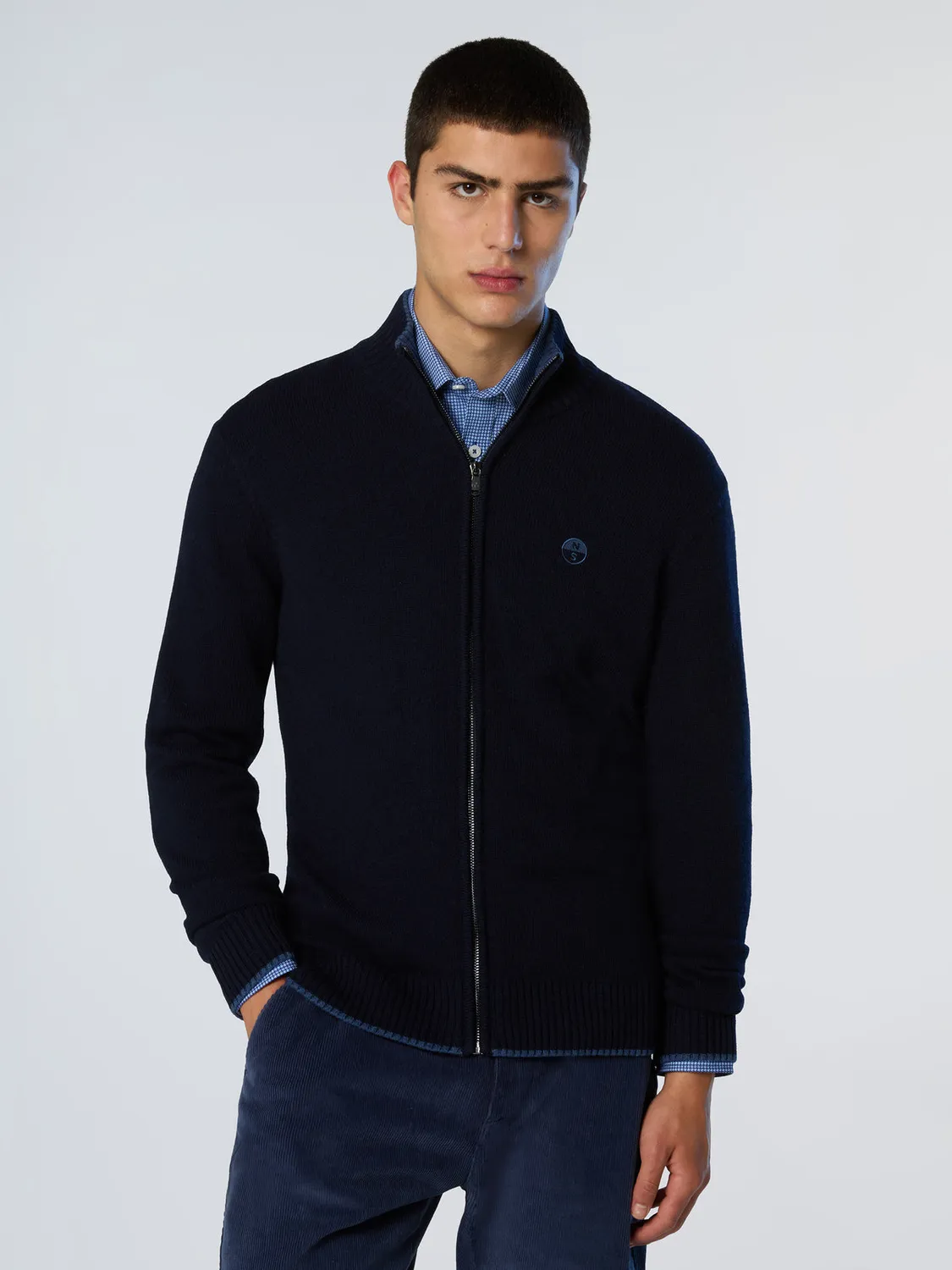 North Sails gilet zippé cachemire recyclé doux