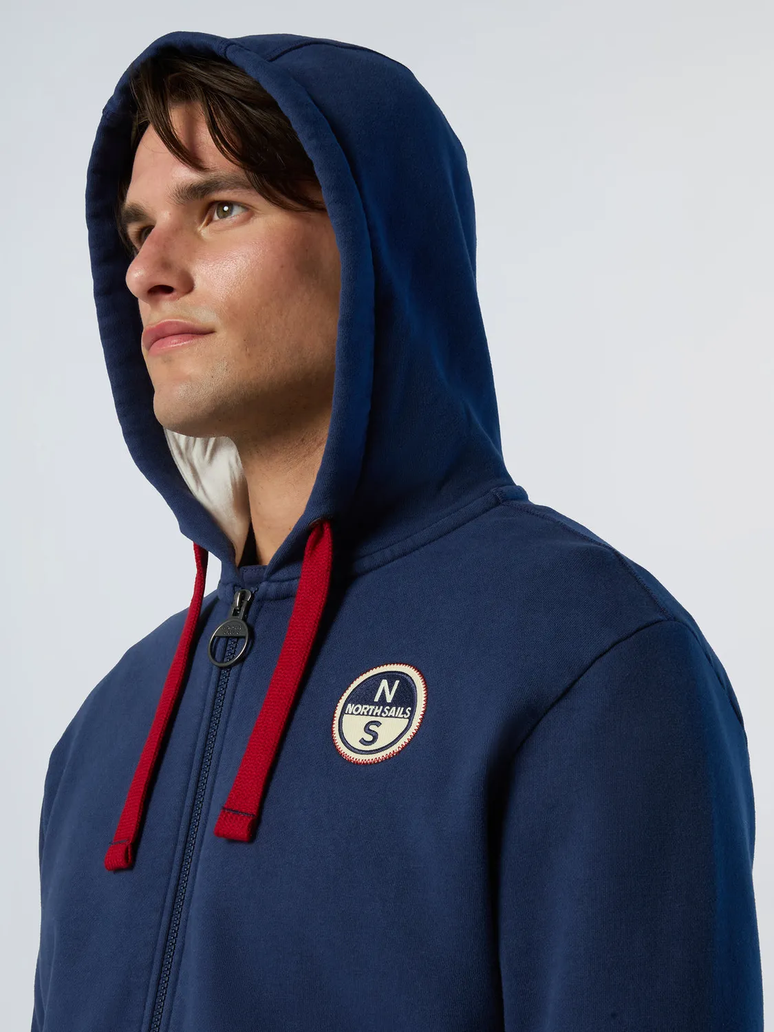 North Sails Archival hoodie zippé coton bio