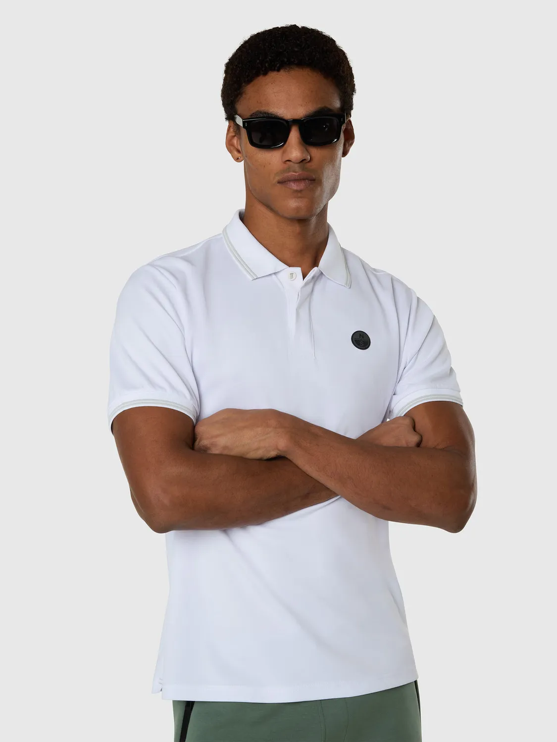 North Sails Coolmax polo manches courtes recyclé respirant