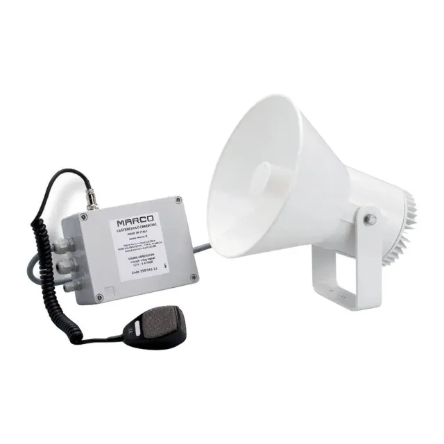 Marco Electric RINA avertisseur électrique 12V avec ampli