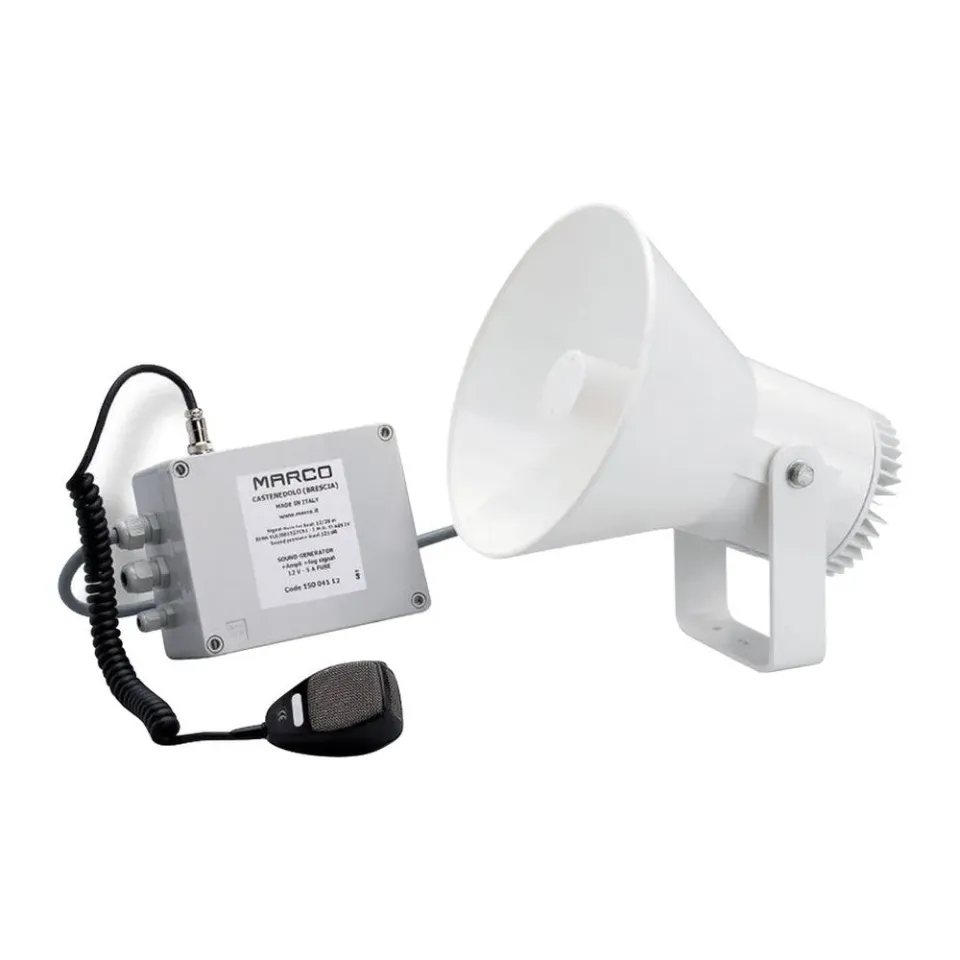 Marco Electric RINA avertisseur électrique 12V avec ampli