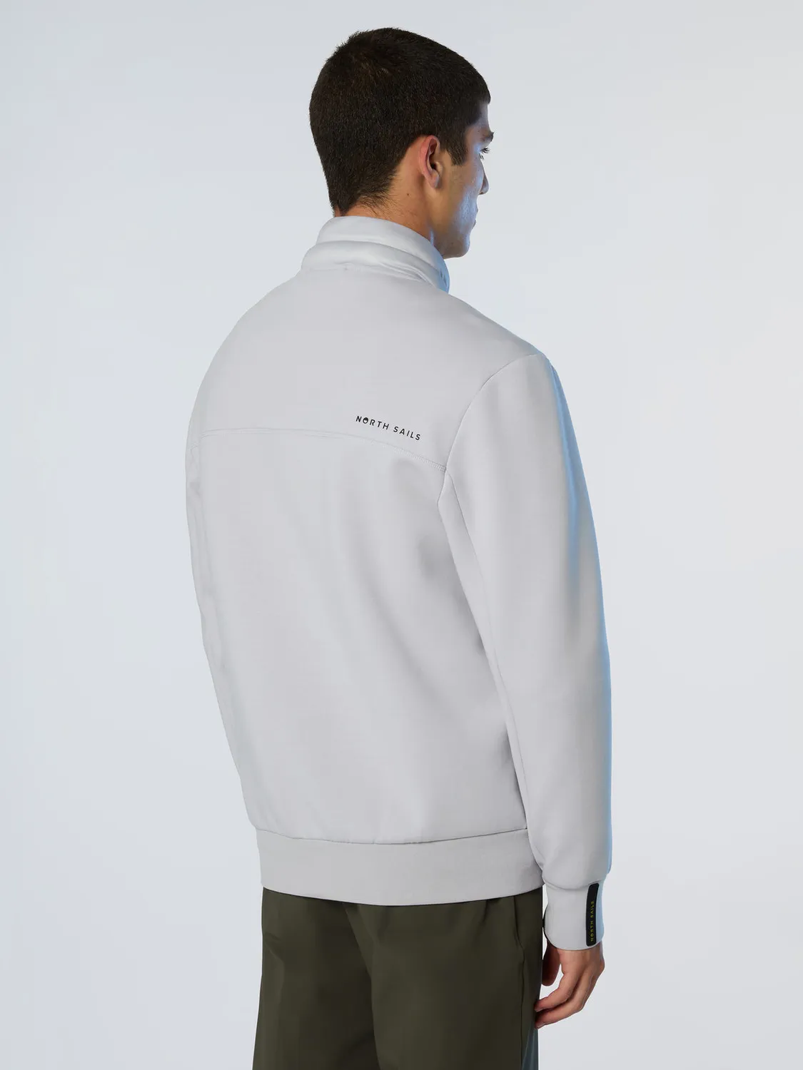 North Sails sweat Hybrid zippé matelassé scuba recyclé
