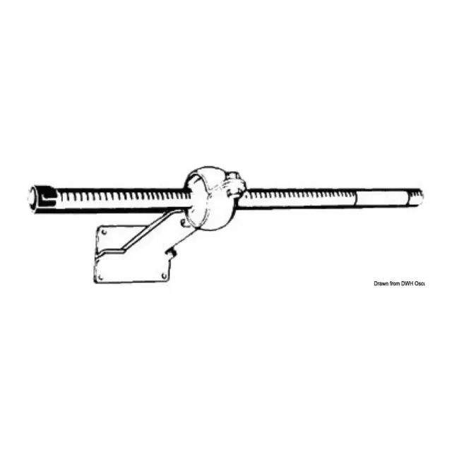 Ultraflex SS61 support direction monocâble acier peint