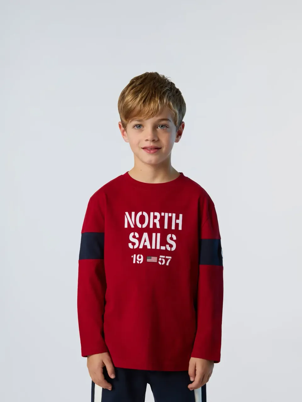 North Sails t-shirt manches longues enfant coton recyclé
