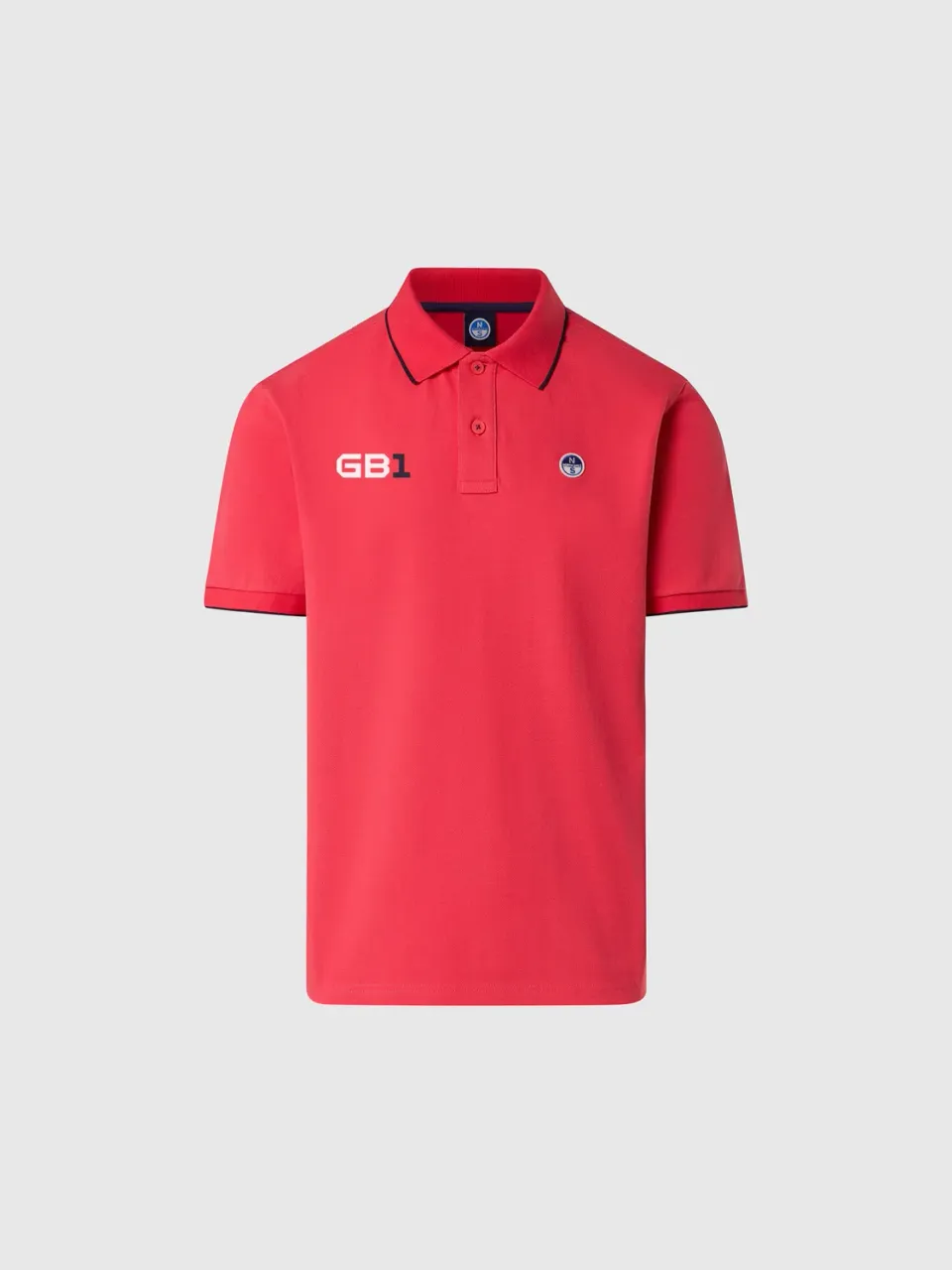 North Sails GB1 polo contrasté geranium homme