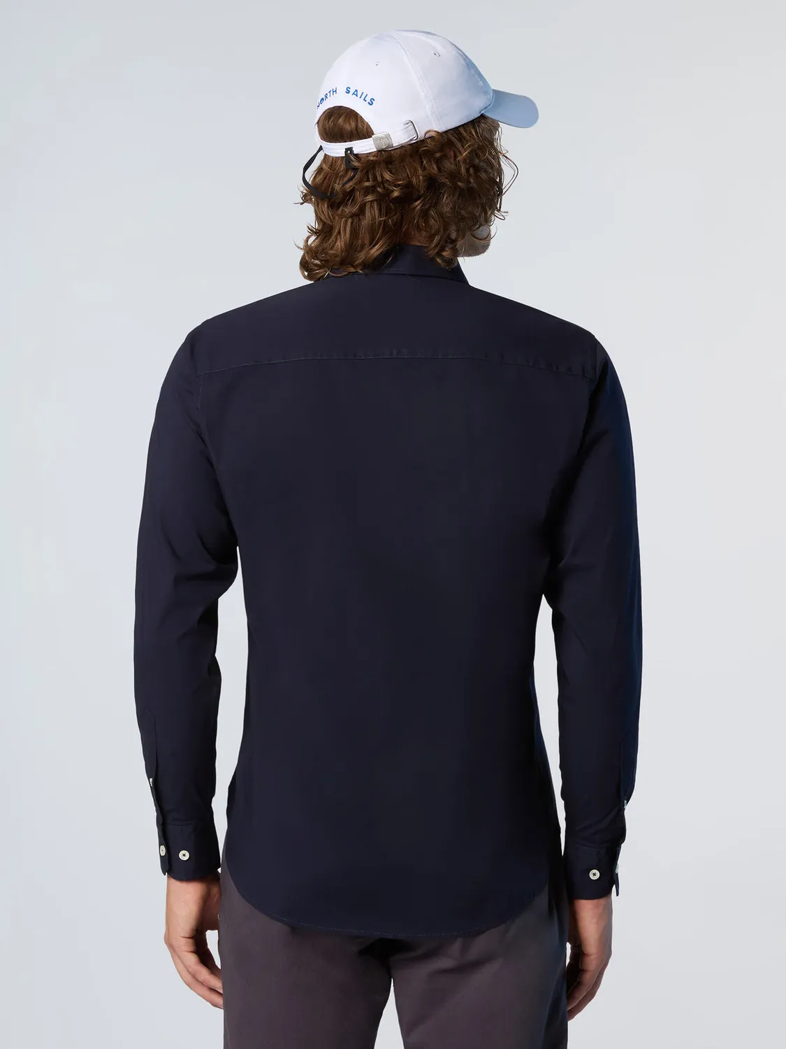 North Sails chemise popeline boutons logo