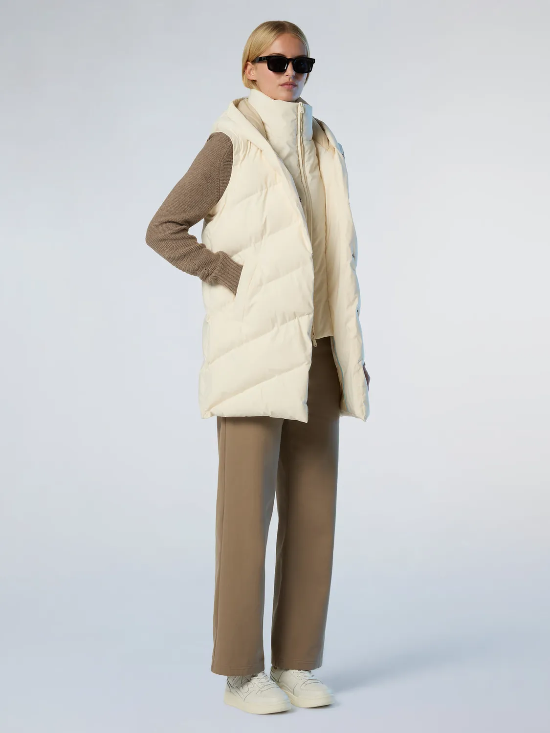 North Sails Breaker gilet long matelassé recyclé