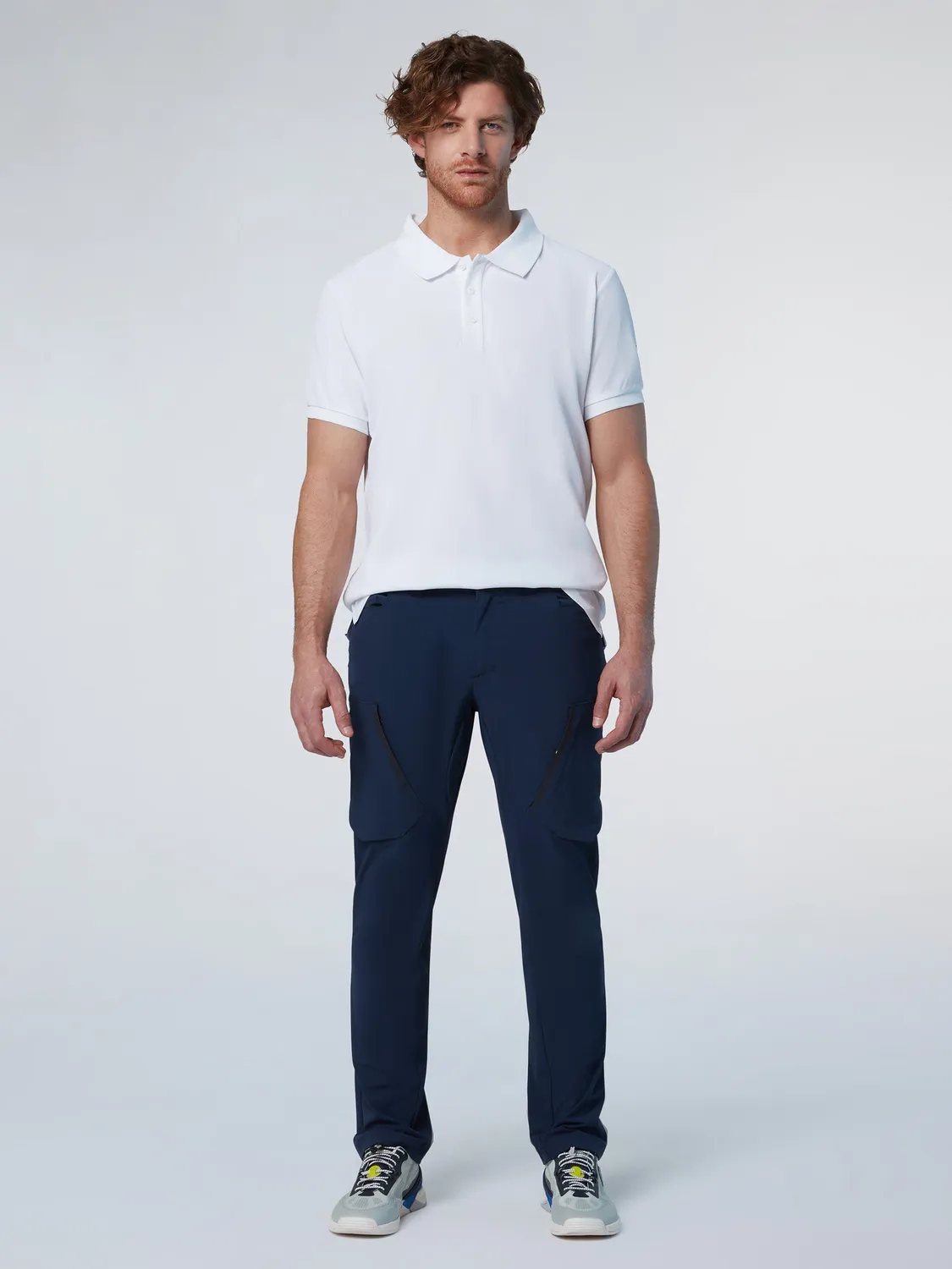 North Sails Fast Dry polo anti-UV rouge feu