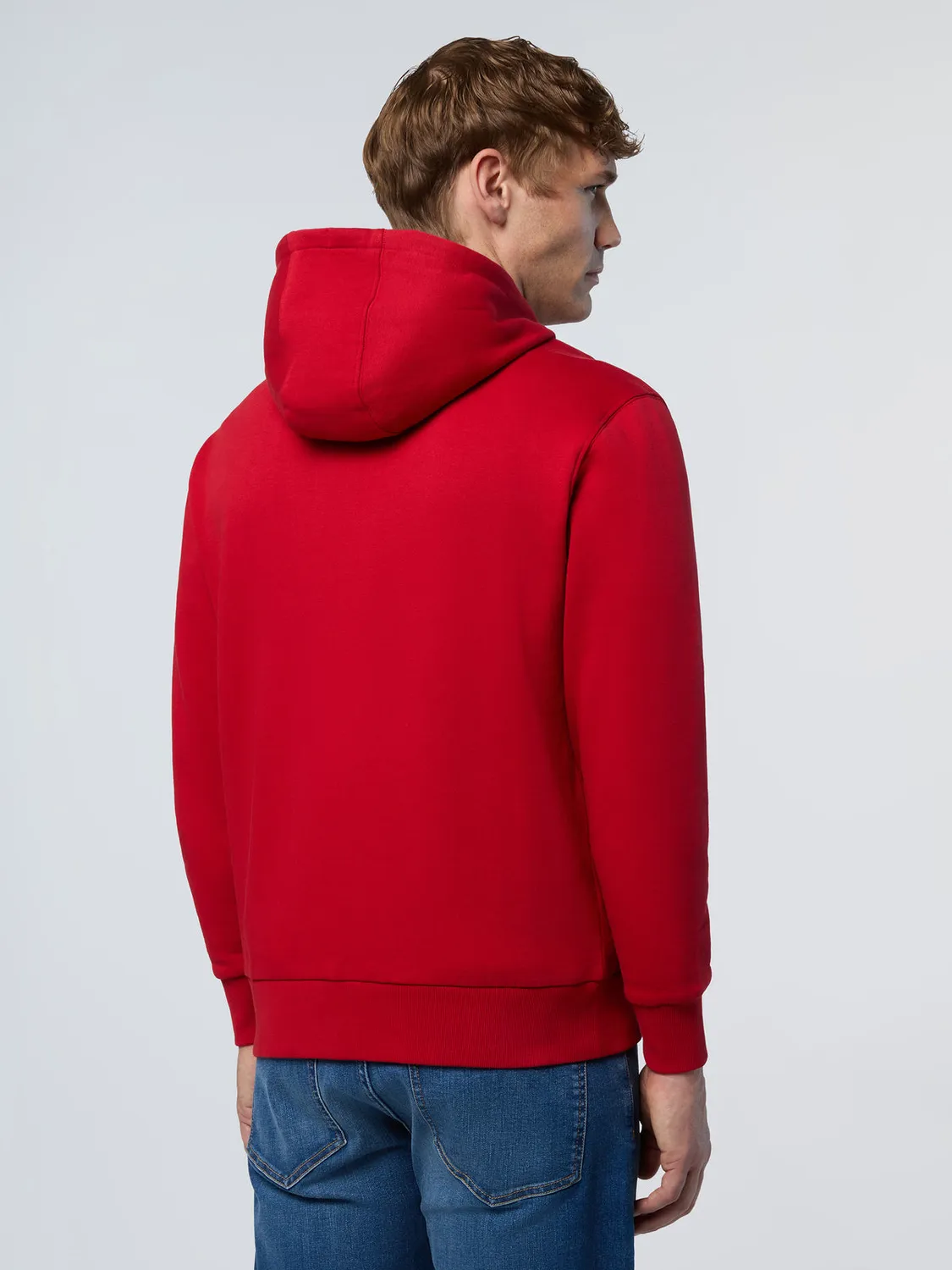 North Sails hoodie zippé logo brodé coton bio