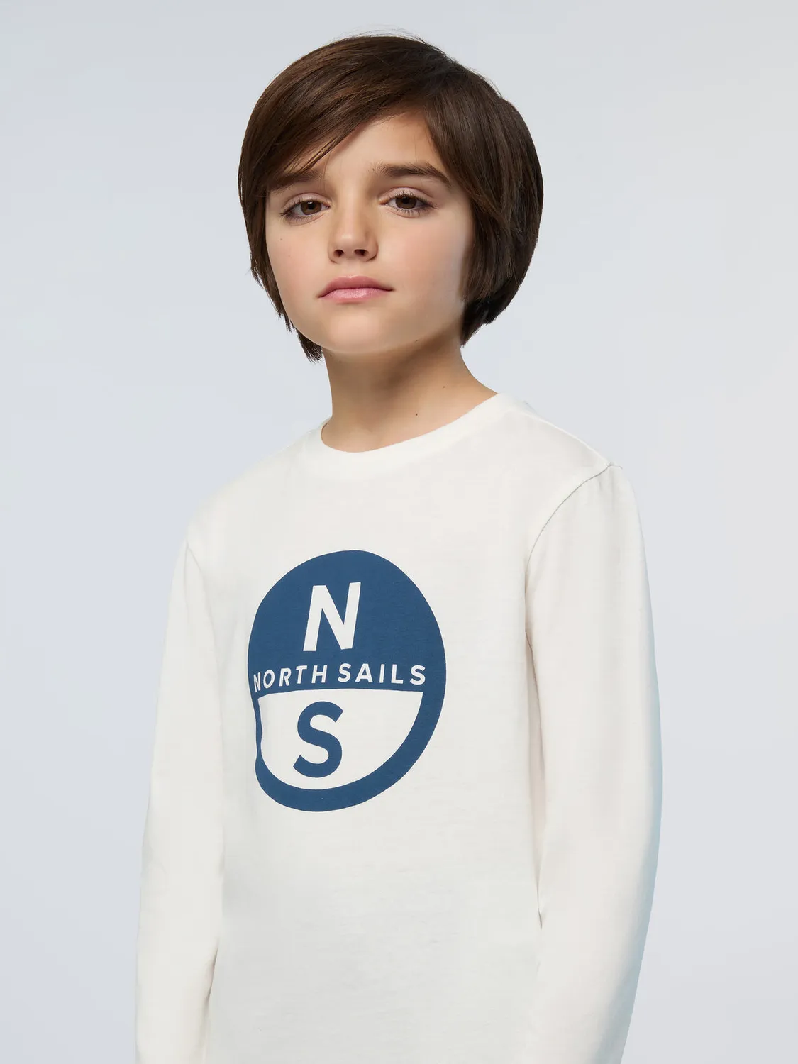 North Sails Maxi Print t-shirt manche longue coton bio