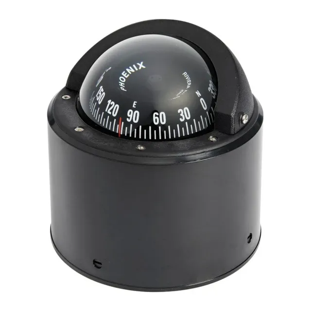 Riviera BH3/AV compas marin 3" noir 80 mm