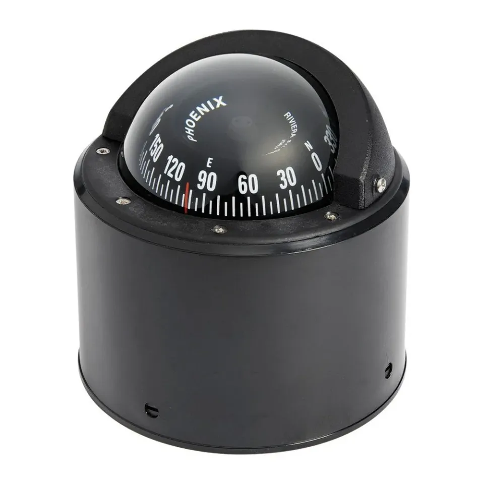 Riviera BH3/AV compas marin 3" noir 80 mm