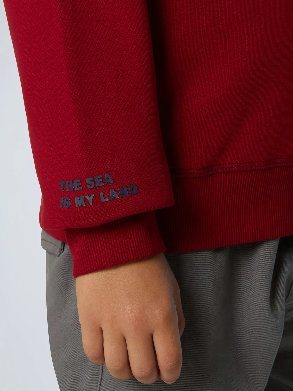 North Sails sweatshirt patch logo coton bio
