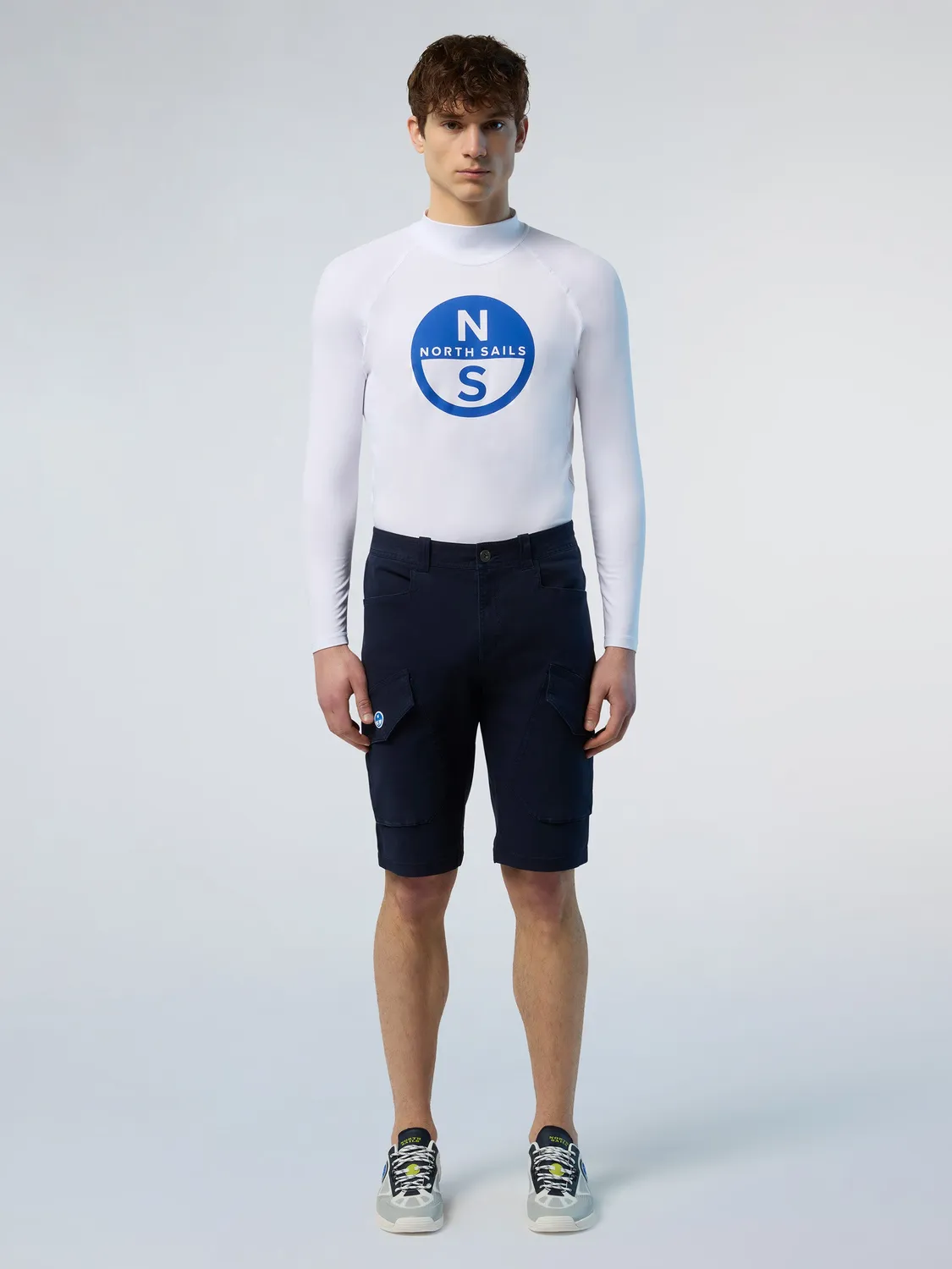 North Sails Rash Guard lycra manches longues blanc