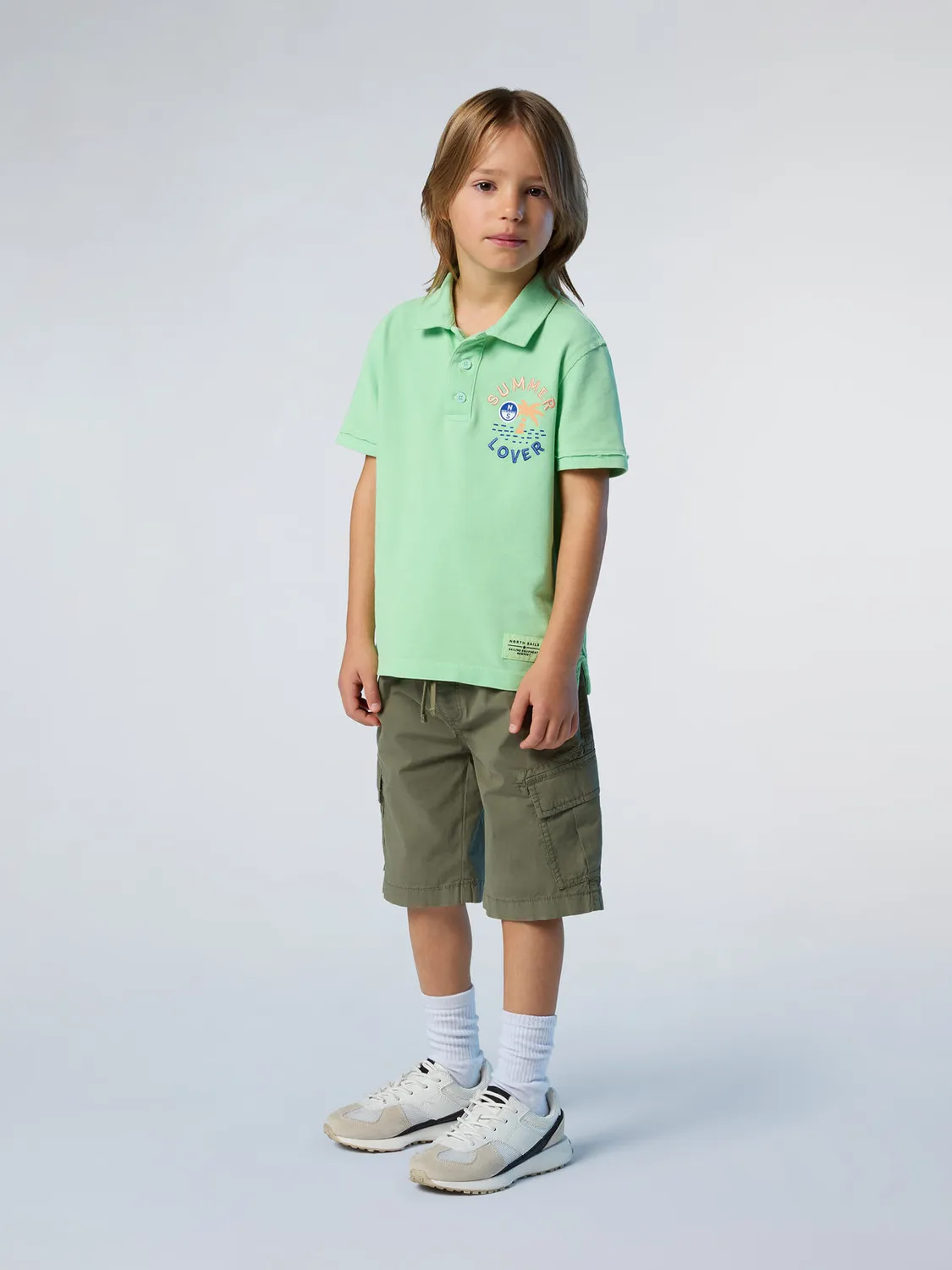 North Sails Poplin Short Cargo Coton Bio Élastique