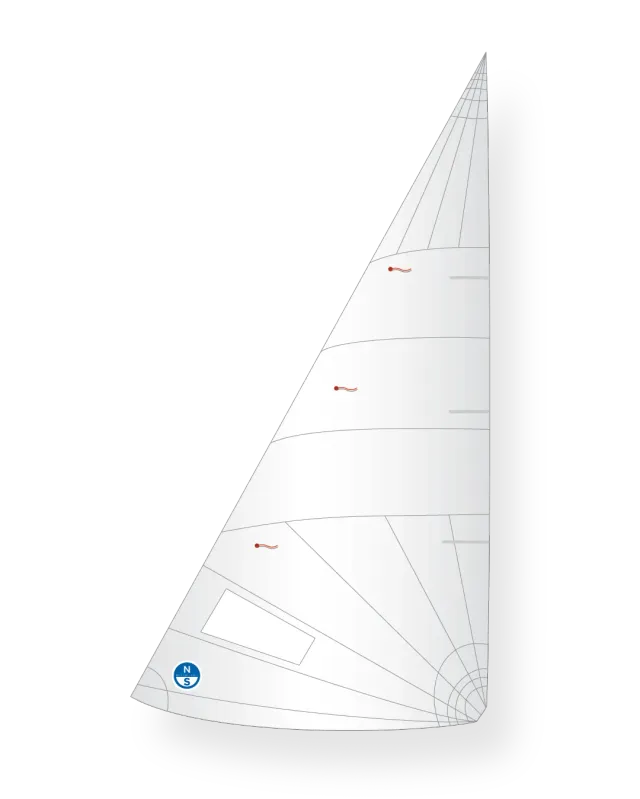 North Sails 420 J-14 foc Dacron HTP bi-radial