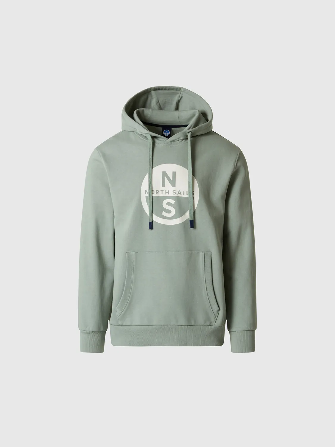 North Sails hoodie maxi logo coton bio poche kangourou