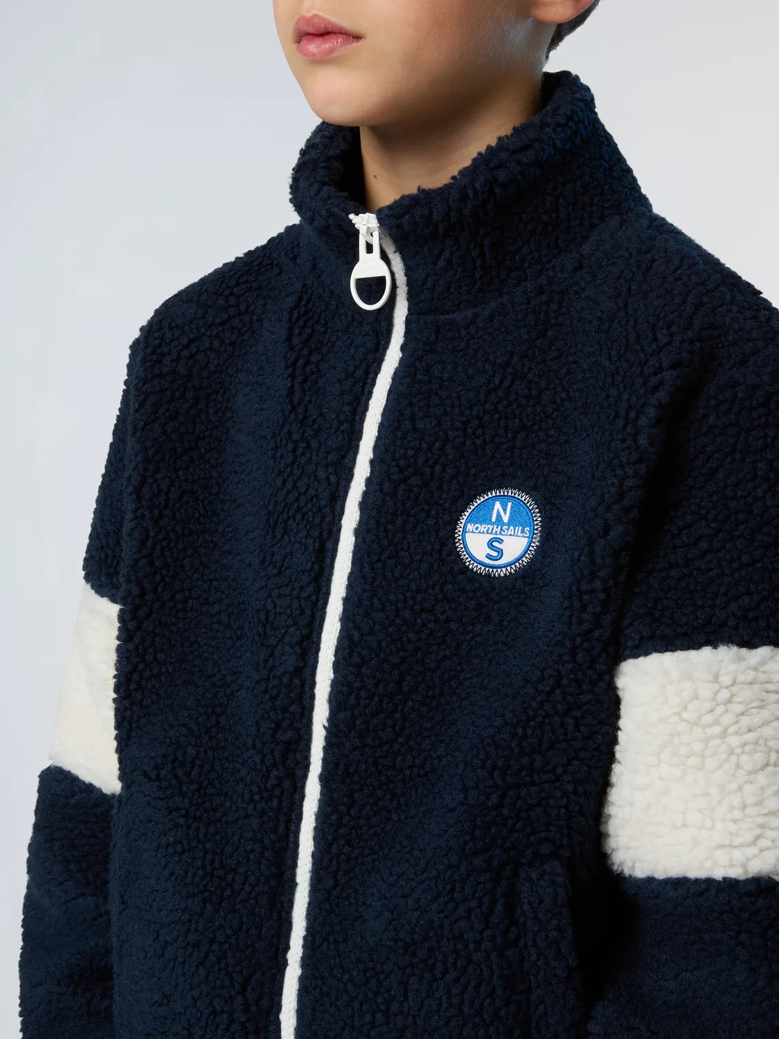 North Sails Full-Zip sweat polaire teddy zippé