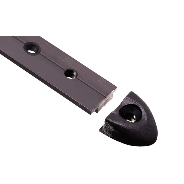 RWO R2633 rail alu 25 mm 90 cm noir anodisé