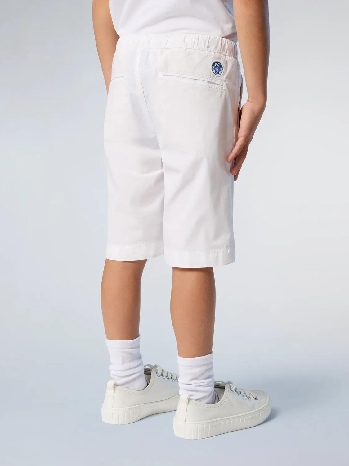 North Sails short chino enfant popeline stretch