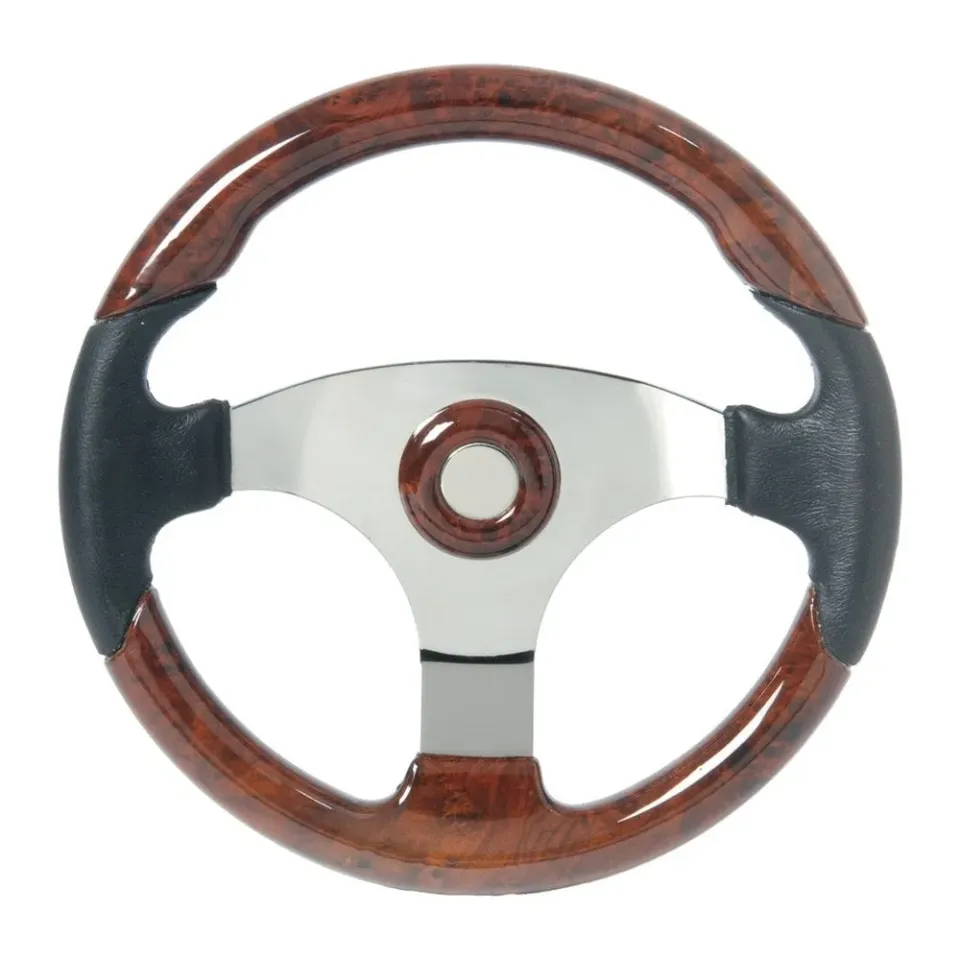Osculati Technic Volant barre 350 mm noir inox