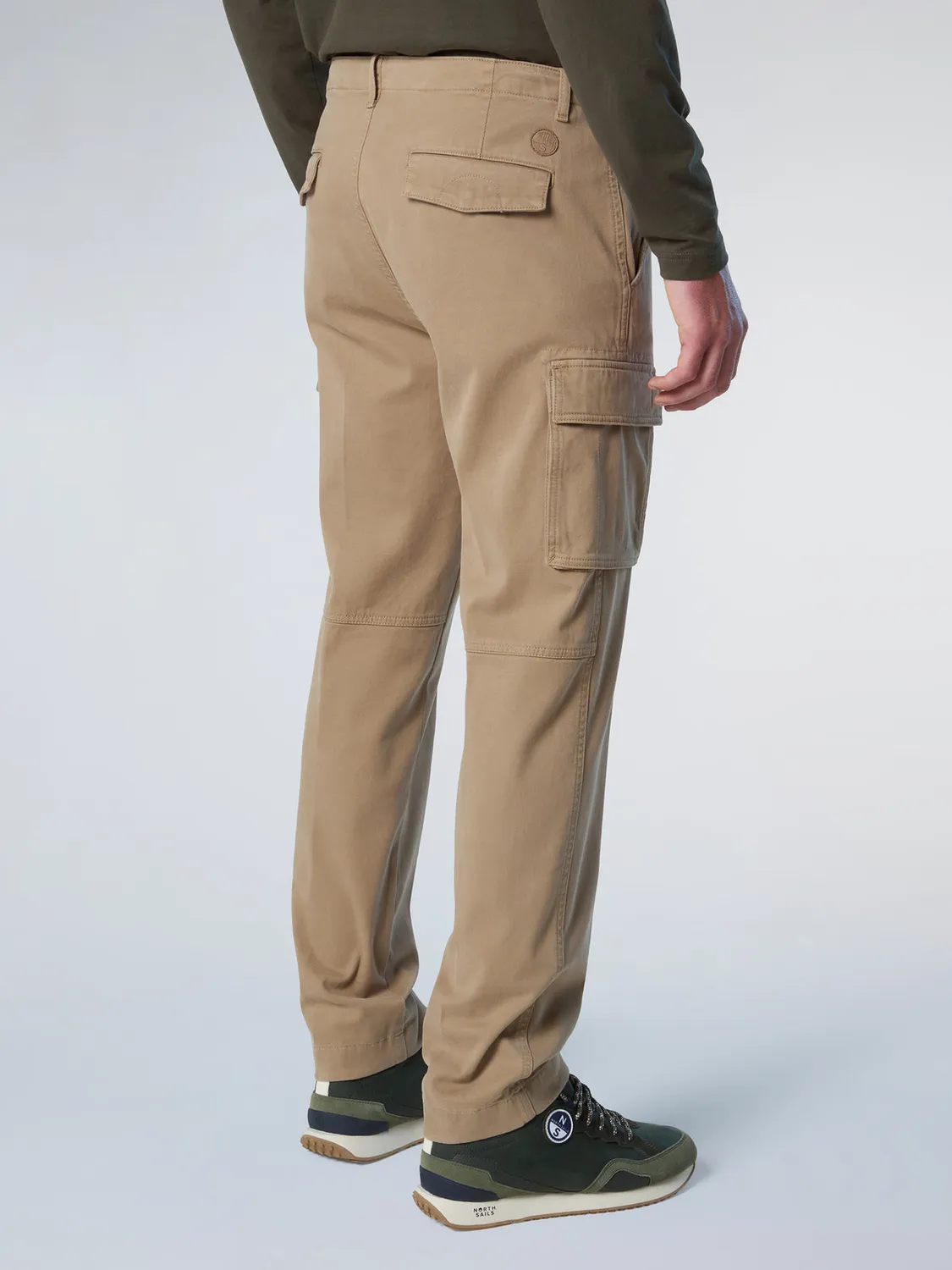 North Sails America pantalon cargo gabardine stretch