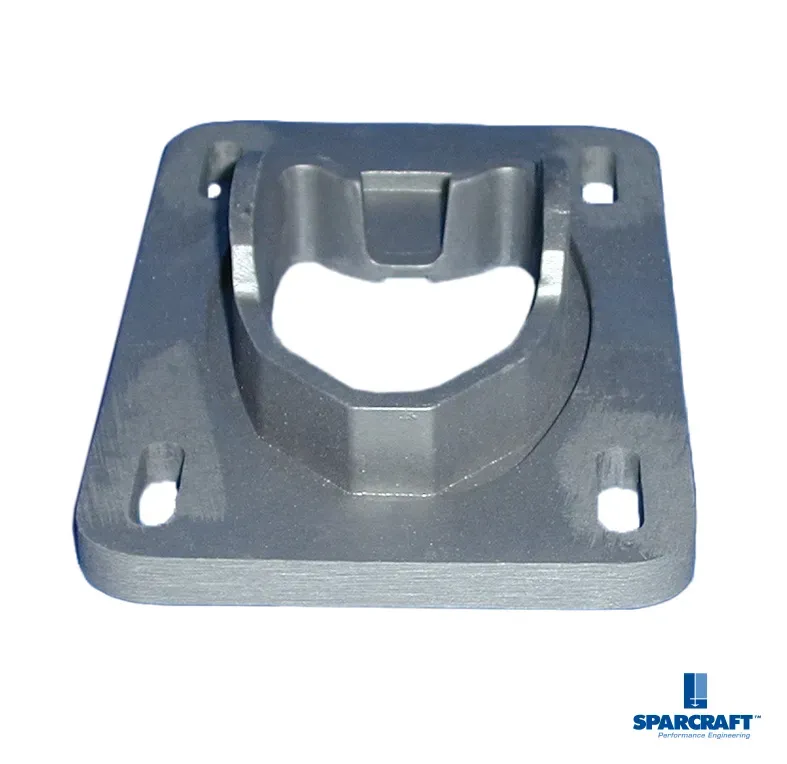 Sparcraft embase de mât simple S80 anodisée fonderie
