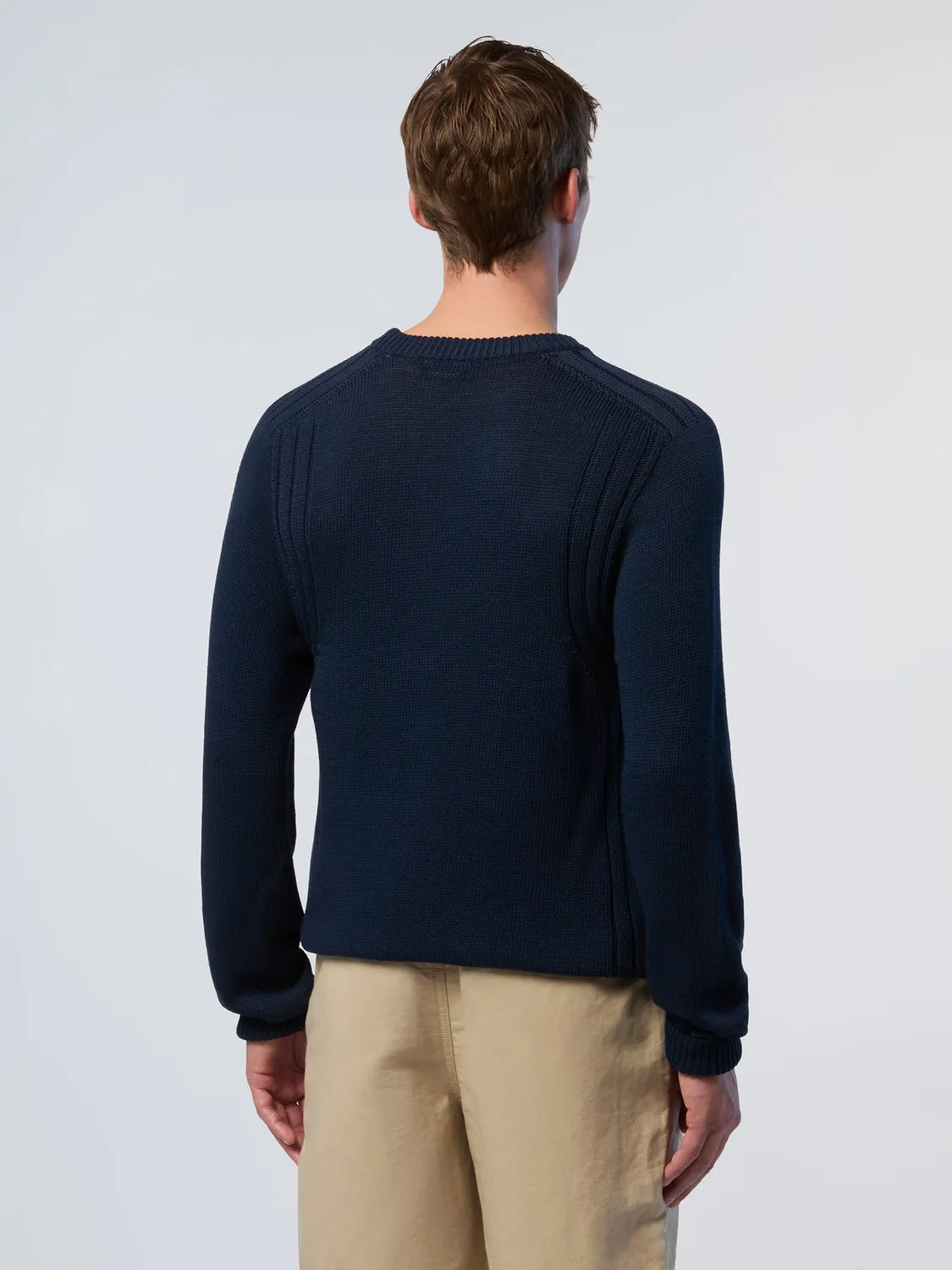 North Sails Fully Fashioned pull col rond coton bio