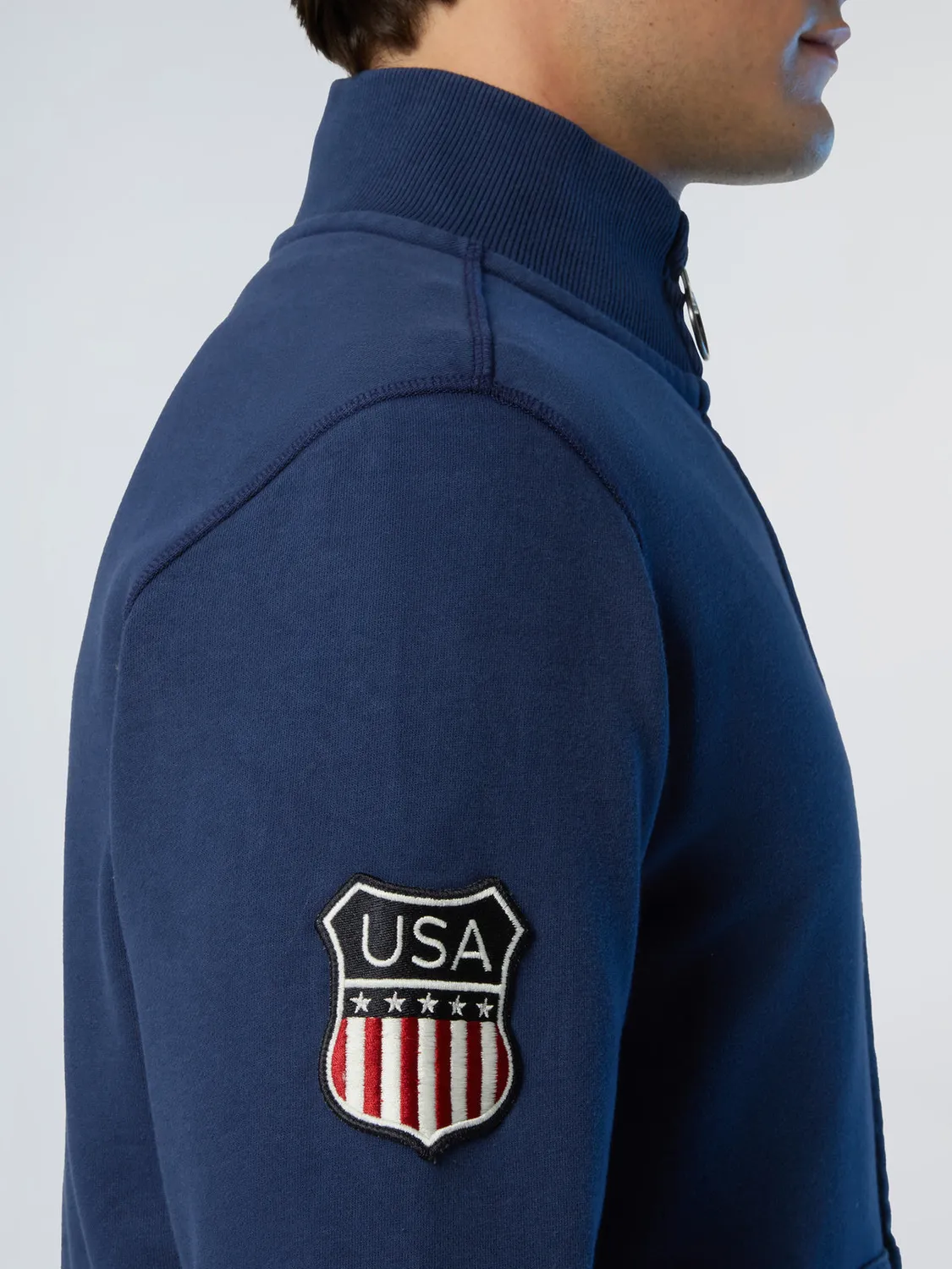 North Sails Archival sweat zippé coton bio