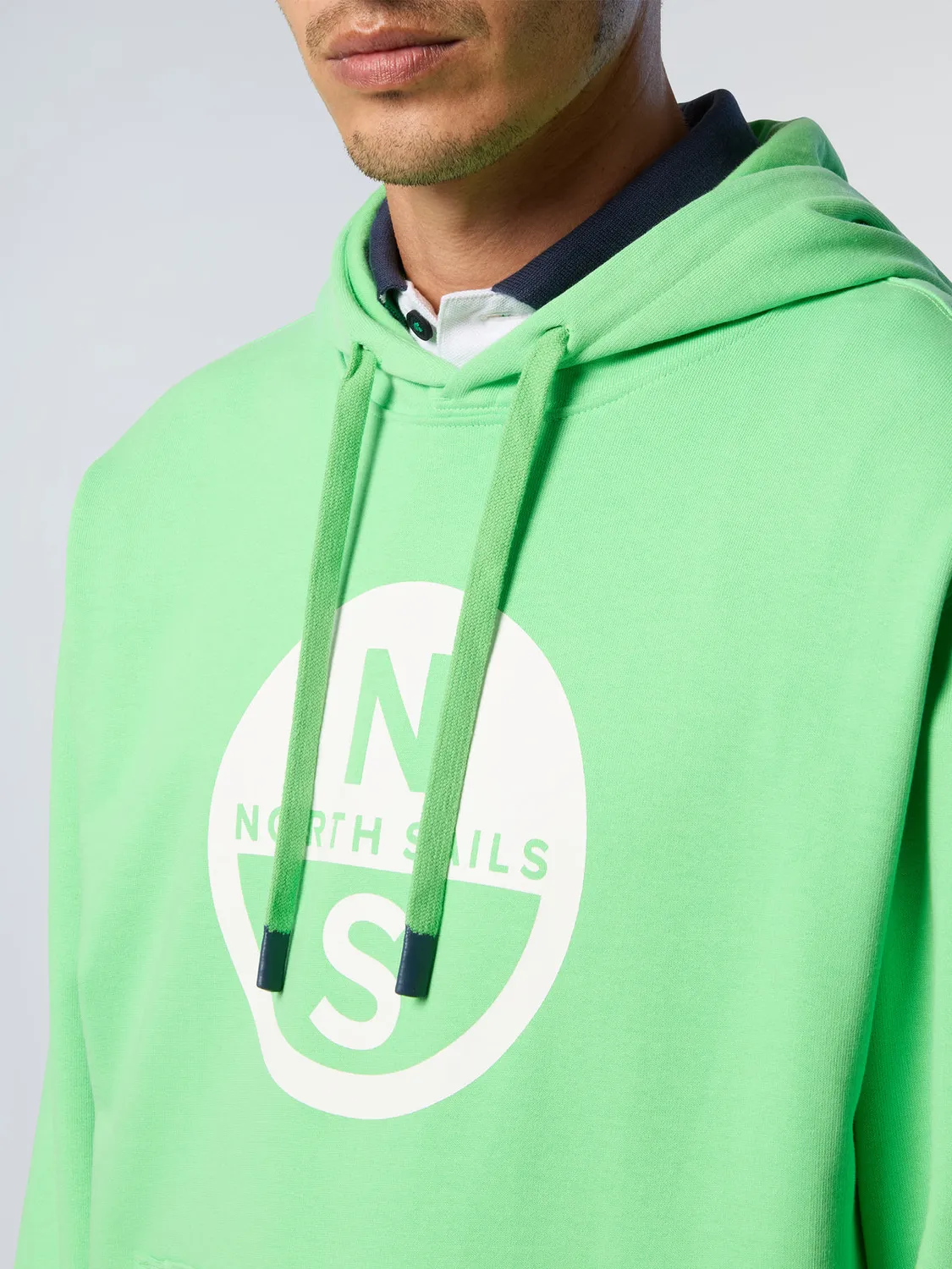 North Sails sweat capuche maxi logo coton bio