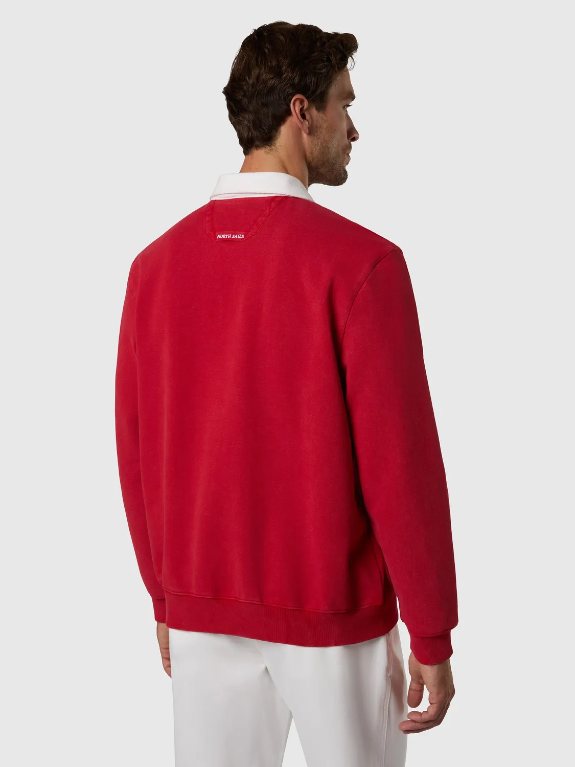 North Sails Archive sweat col polo molleton homme