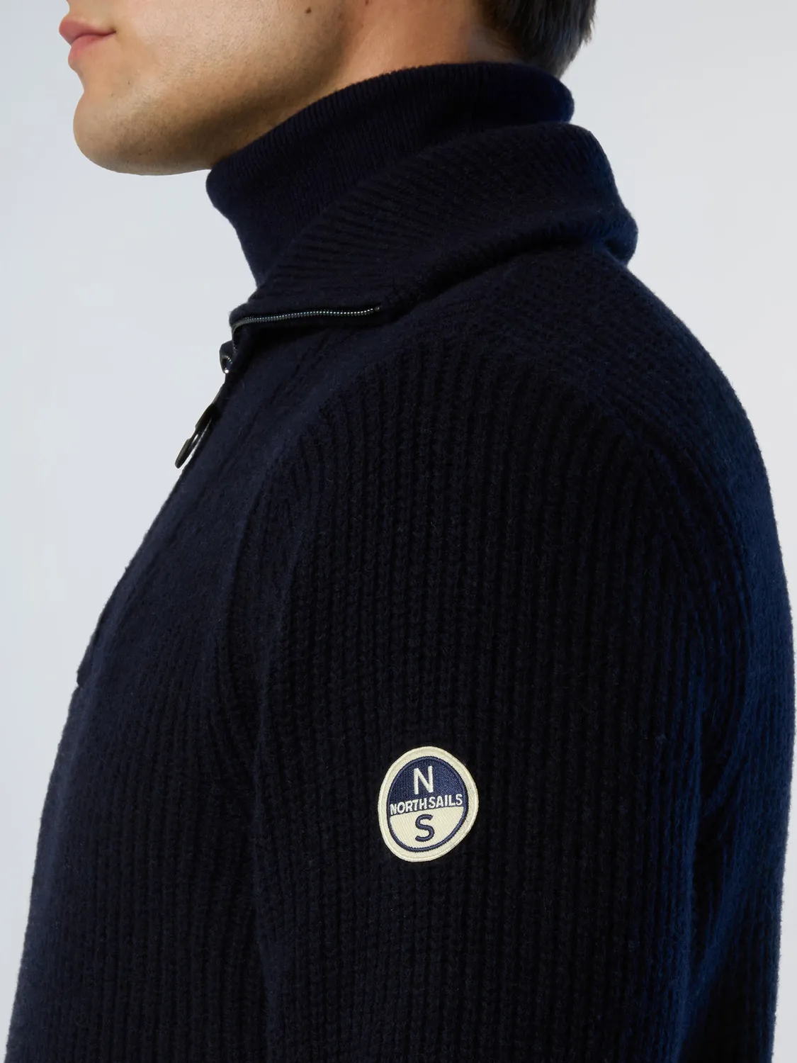 North Sails Archive pull trucker laine demi-zip