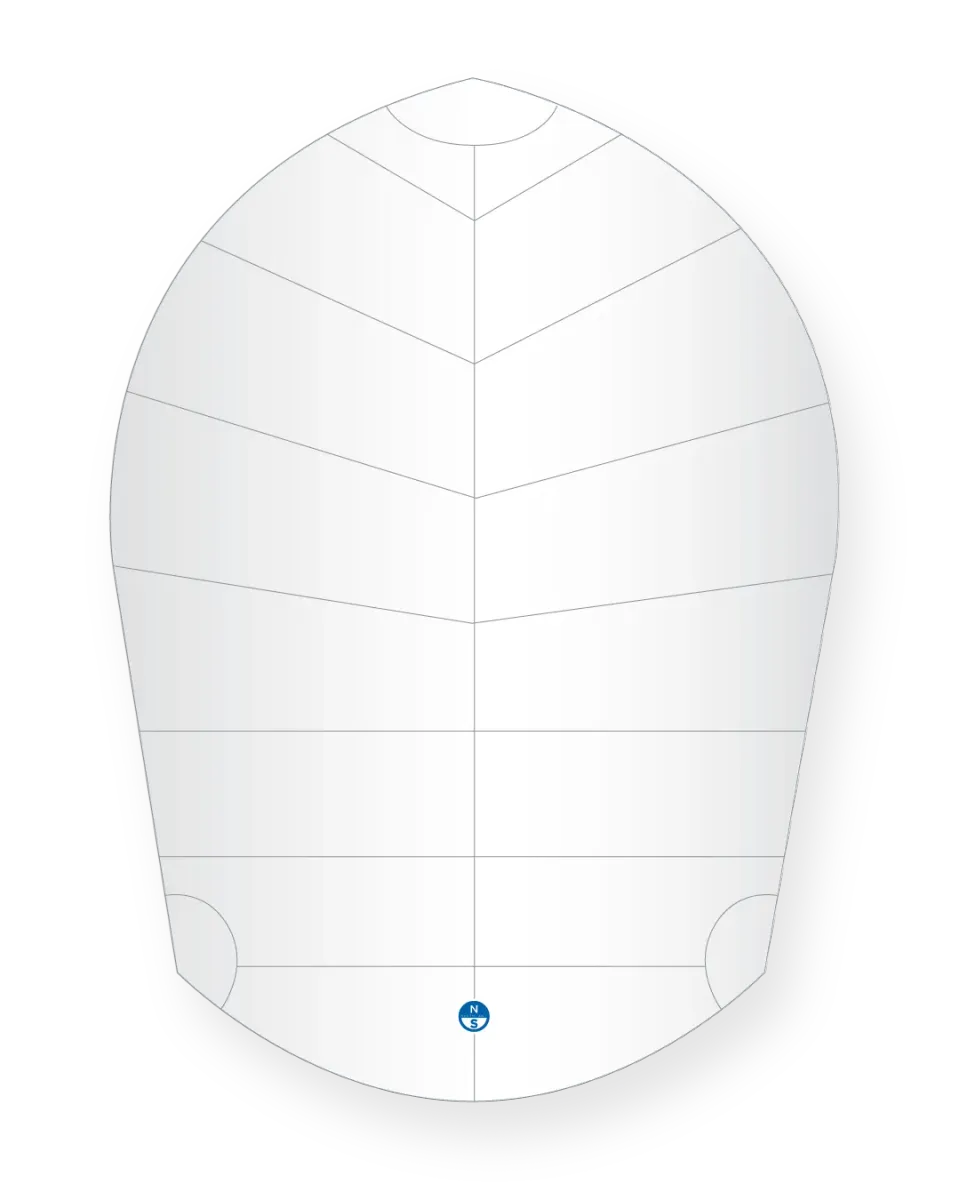 North Sails C-55 MS-70 spinnaker Superkote 70