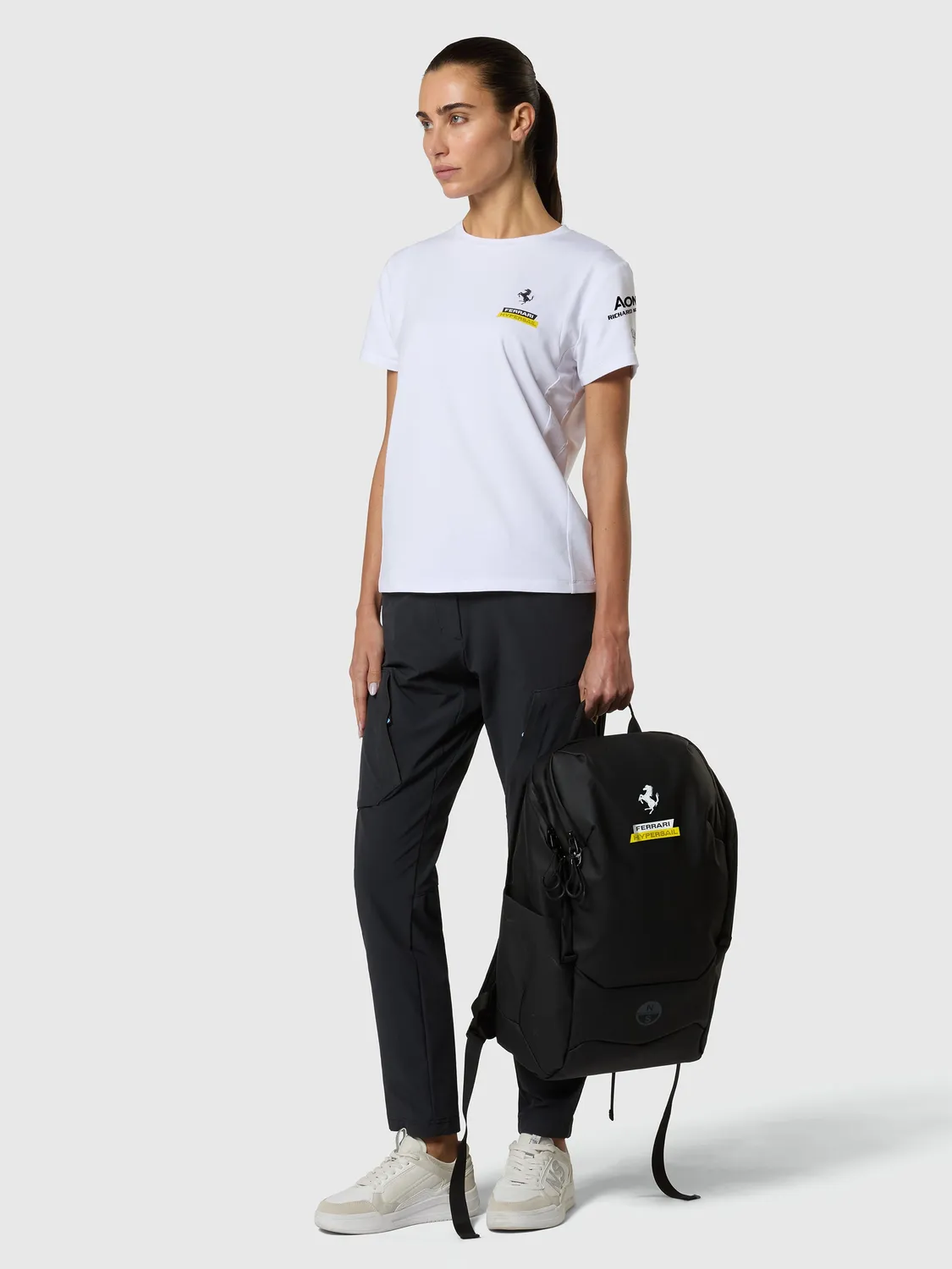 North Sails Ferrari Hypersail t-shirt femme blanc