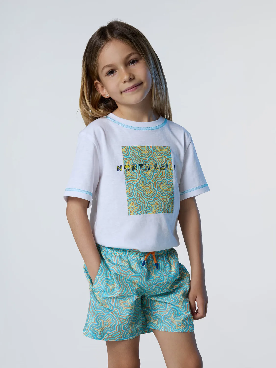 North Sails t-shirt enfant jersey bio imprimé graphique
