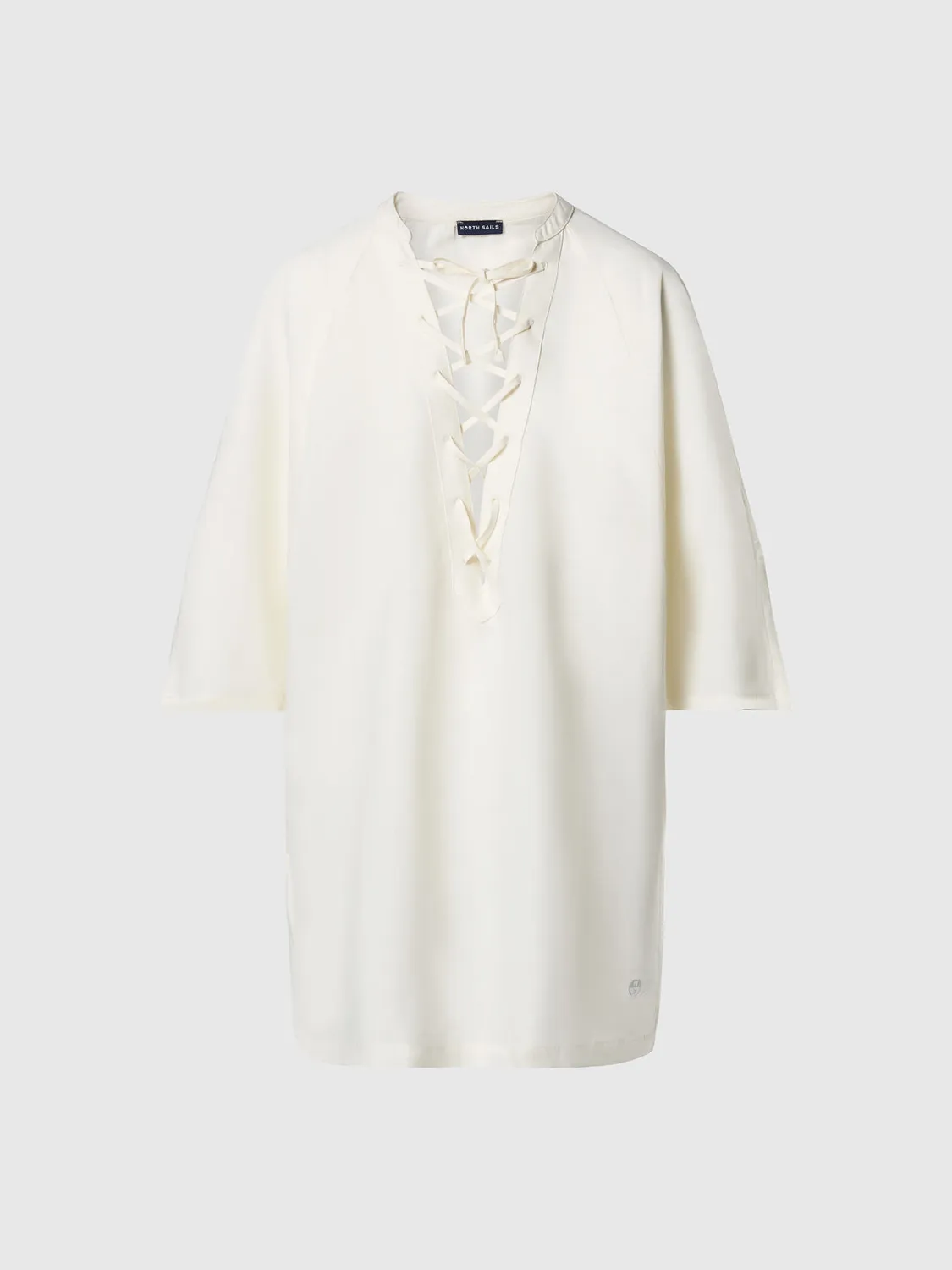 North Sails kaftan plage viscose lin col V noué