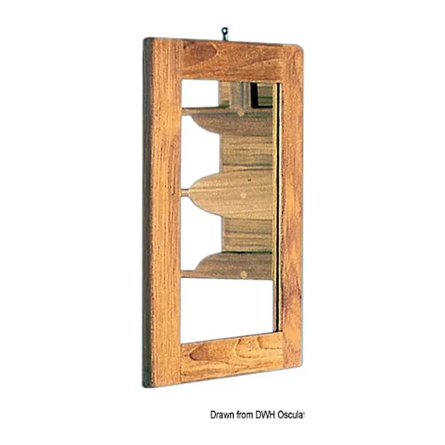 ARC Teak miroir teck salle de bain 275x375 mm