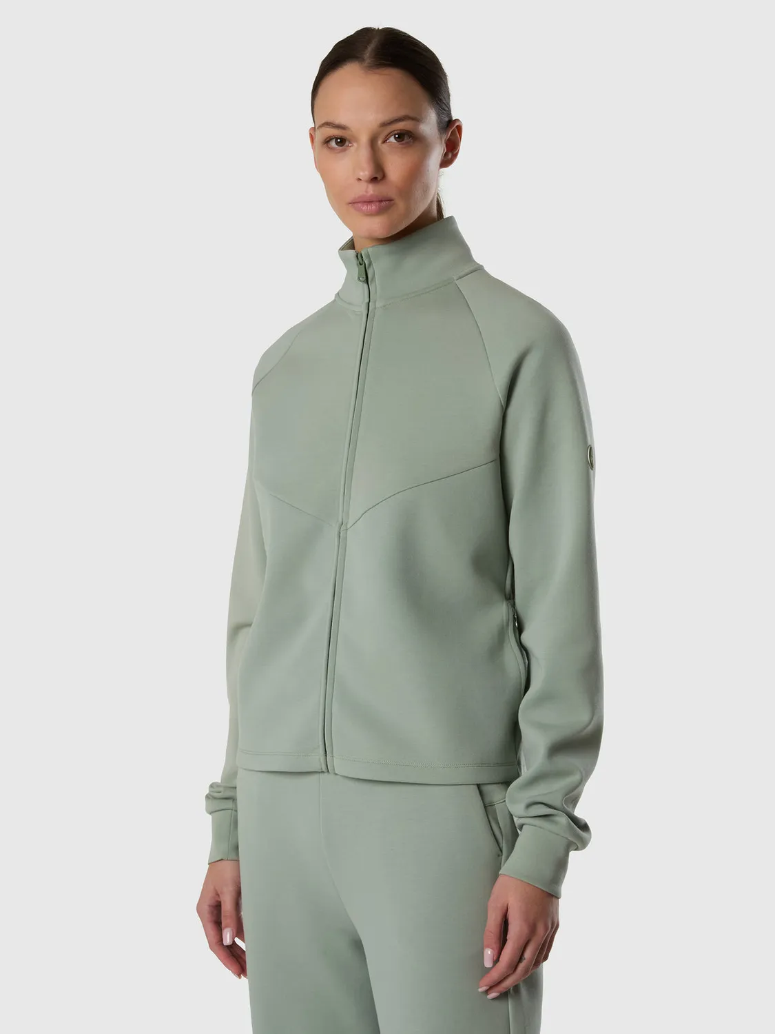 North Sails Interlock sweat zippé col montant recyclé