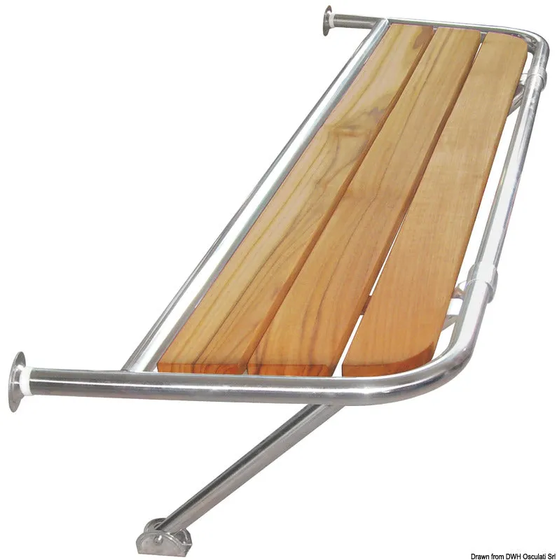 Osculati plateforme poppe 1310 mm inox iroko