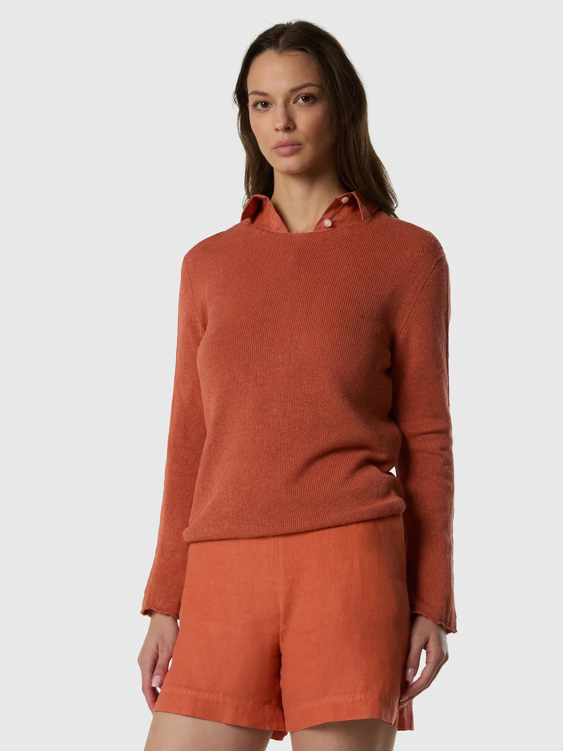 North Sails Seamless pull col bateau femme sans coutures
